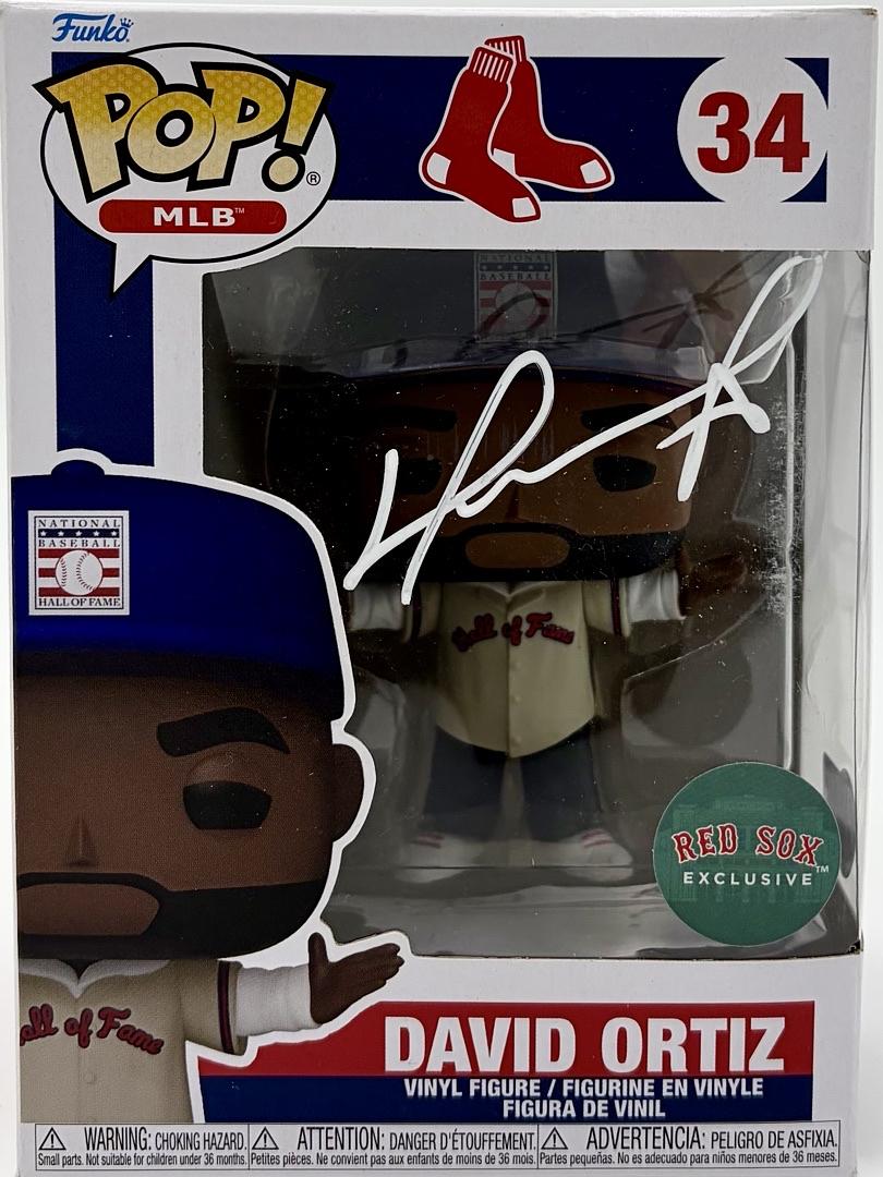 David Ortiz signed Funko #34 (Red Sox) - Beckett COA